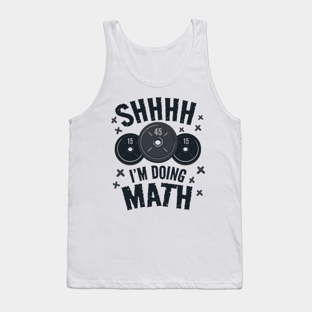 Gym Mathlete In Action Tank Top by Life2LiveDesign